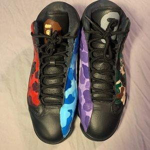 Custom bape Jordan 13